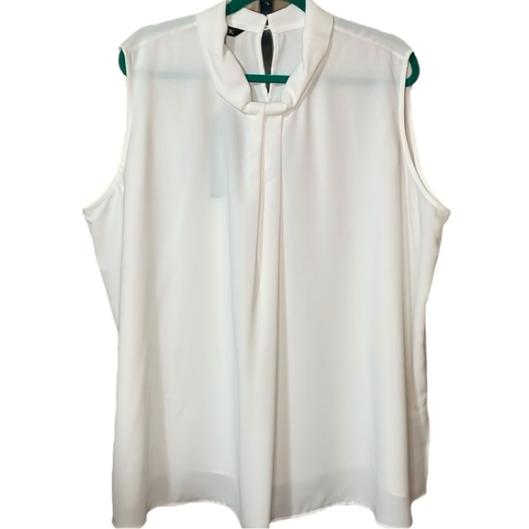 Misook sleeveless split side top blouse NWT 2X - Picture 1 of 10